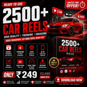 Mega Car Edit Reels Bundle